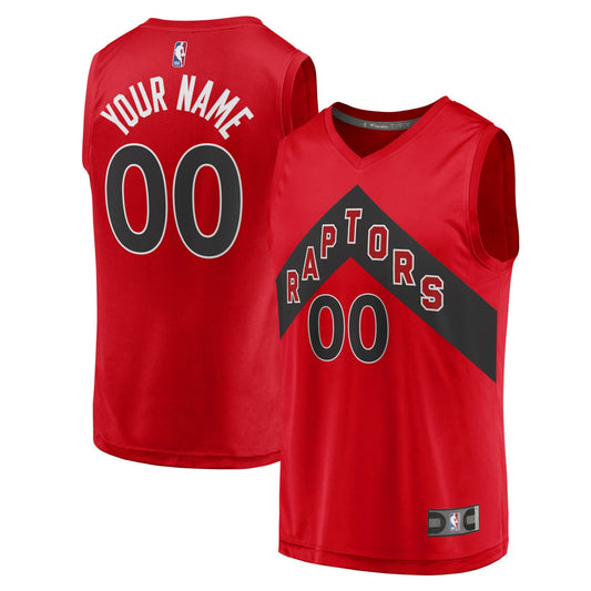 Toronto Raptors Youth Fast Break Replica Custom Jersey - Icon Edition - Red | NBA Jerseys