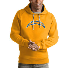 Los Angeles Chargers Antigua Victory Pullover Hoodie Gold - NFL