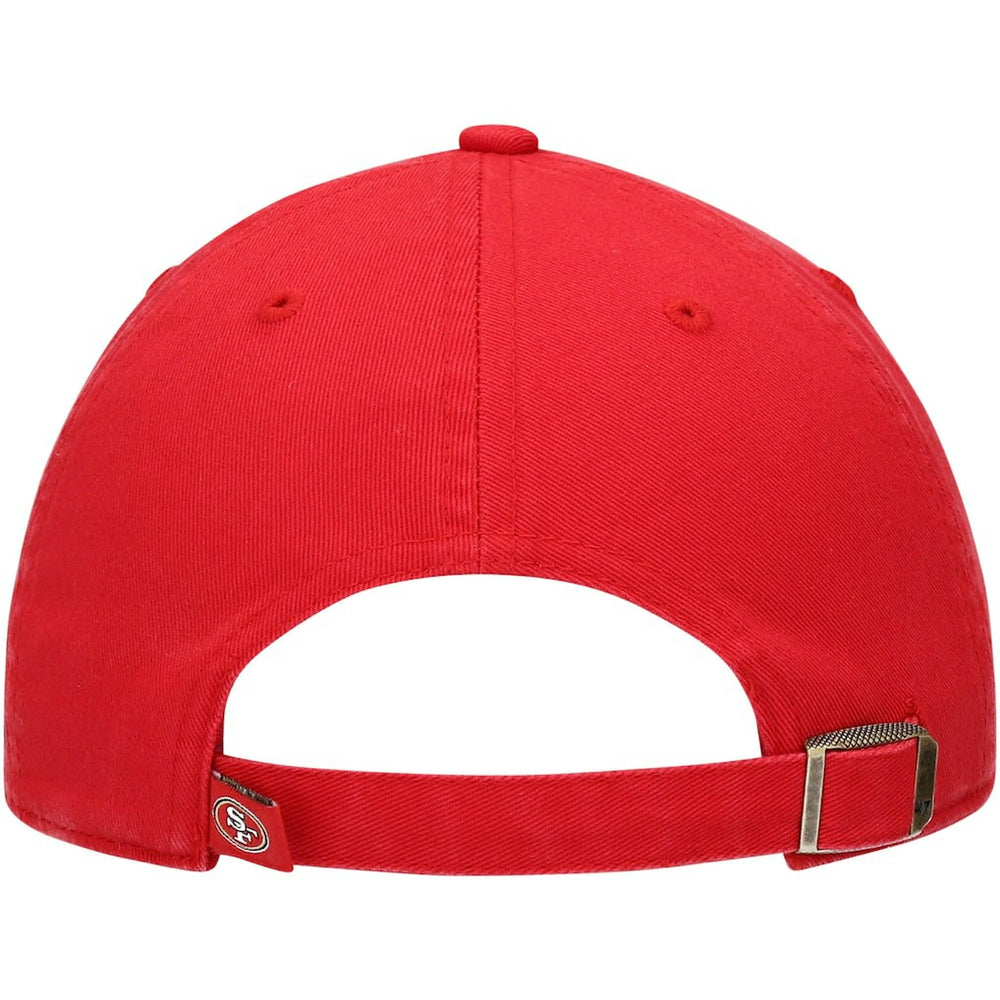 San Francisco 49ers '47 Youth Logo Clean Up Adjustable Hat Scarlet - 47 brand