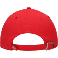 San Francisco 49ers '47 Youth Logo Clean Up Adjustable Hat Scarlet - 47 brand