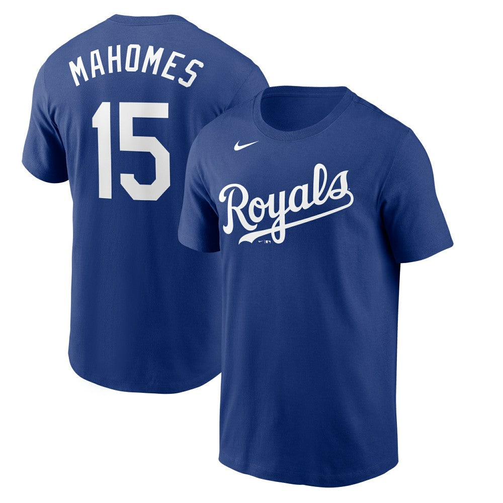 Patrick Mahomes Kansas City Royals Nike Name & Number T-Shirt Lifestyle
