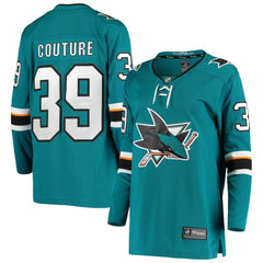 Logan Couture San Jose Sharks - Fanatics Women's Breakaway Home Player Jersey Teal