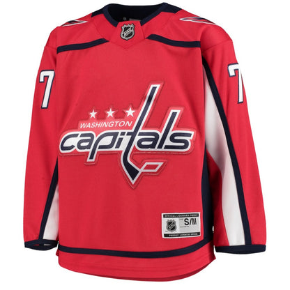 TJ Oshie Washington Capitals Youth Home Premier Jersey - Red | NHL Jerseys