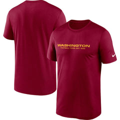 Washington Football Team Logo Essential Legend Performance T-Shirt Burgundy - Nike