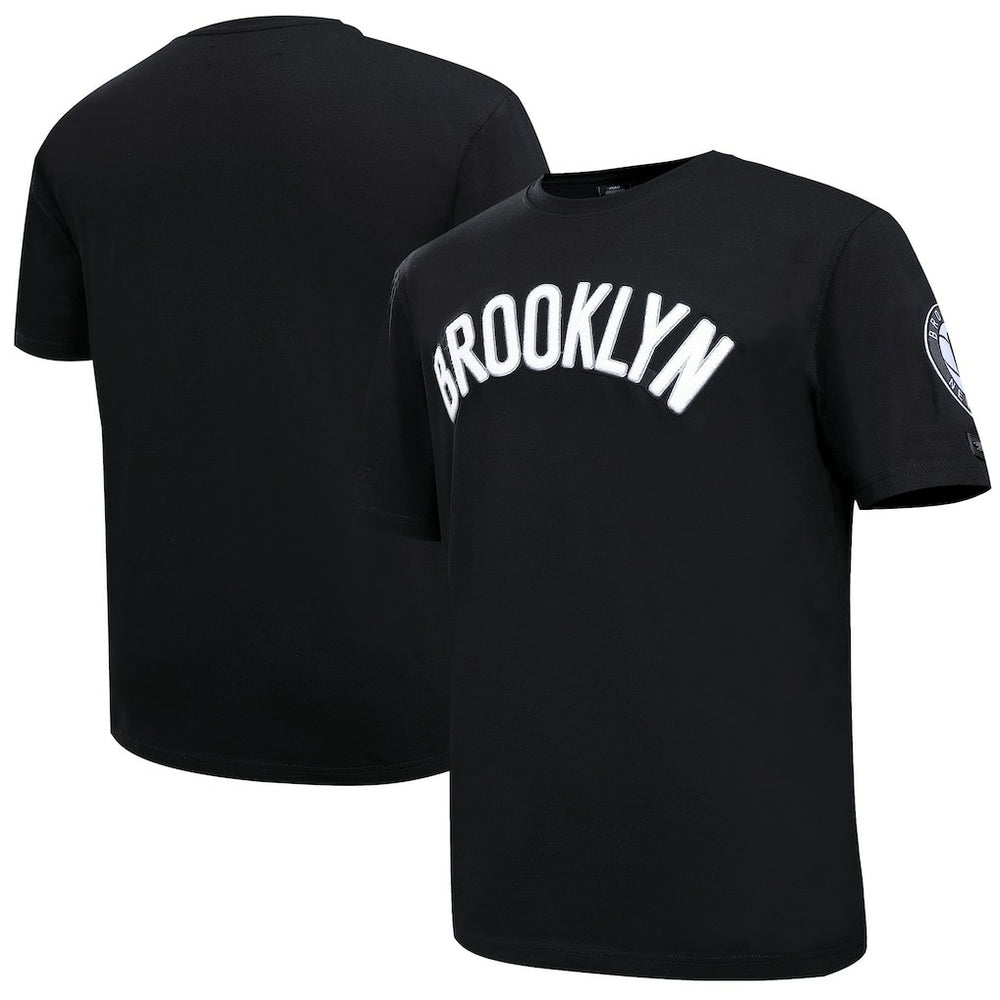 NBA - Brooklyn Nets Pro Standard Chenille T-Shirt - Black