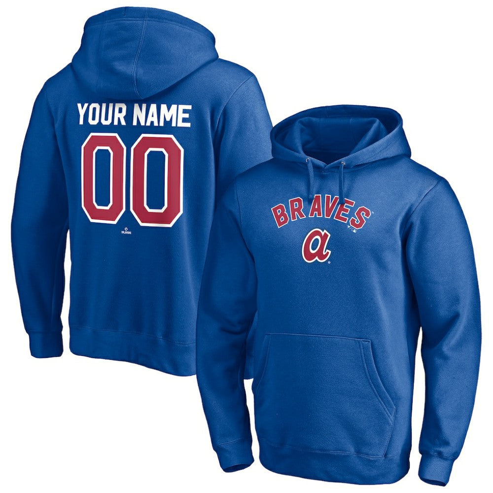 Atlanta Braves Cooperstown Winning Streak Personalized Name & Number Pullover Hoodie discount