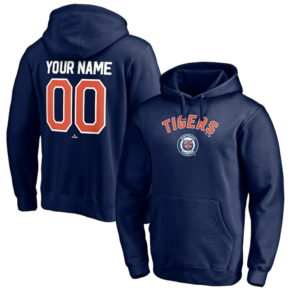 Detroit Tigers Cooperstown Winning Streak Personalized Name & Number Pullover Hoodie for sale
