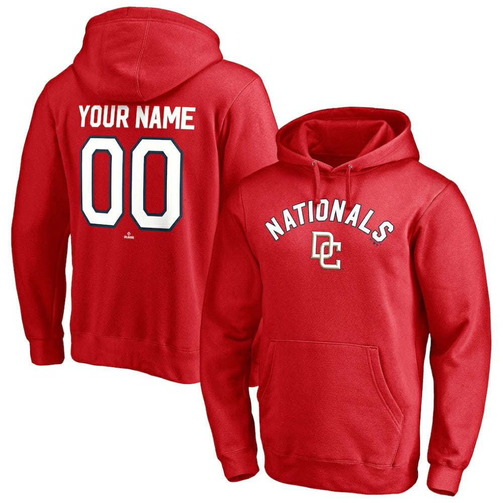 Washington Nationals Cooperstown Winning Streak Personalized Name & Number Pullover Hoodie Sale