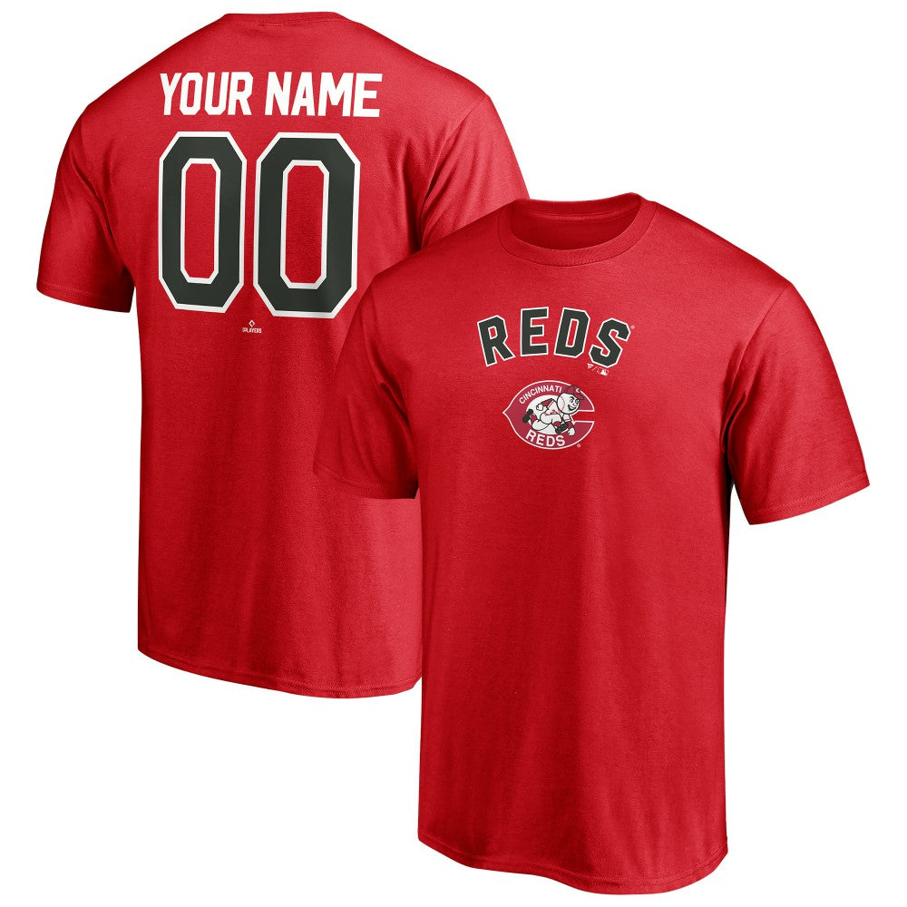 Cincinnati Reds Cooperstown Winning Streak Personalized Name & Number T-Shirt discount