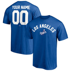 Los Angeles Dodgers Cooperstown Winning Streak Personalized Name & Number T-Shirt Clearance