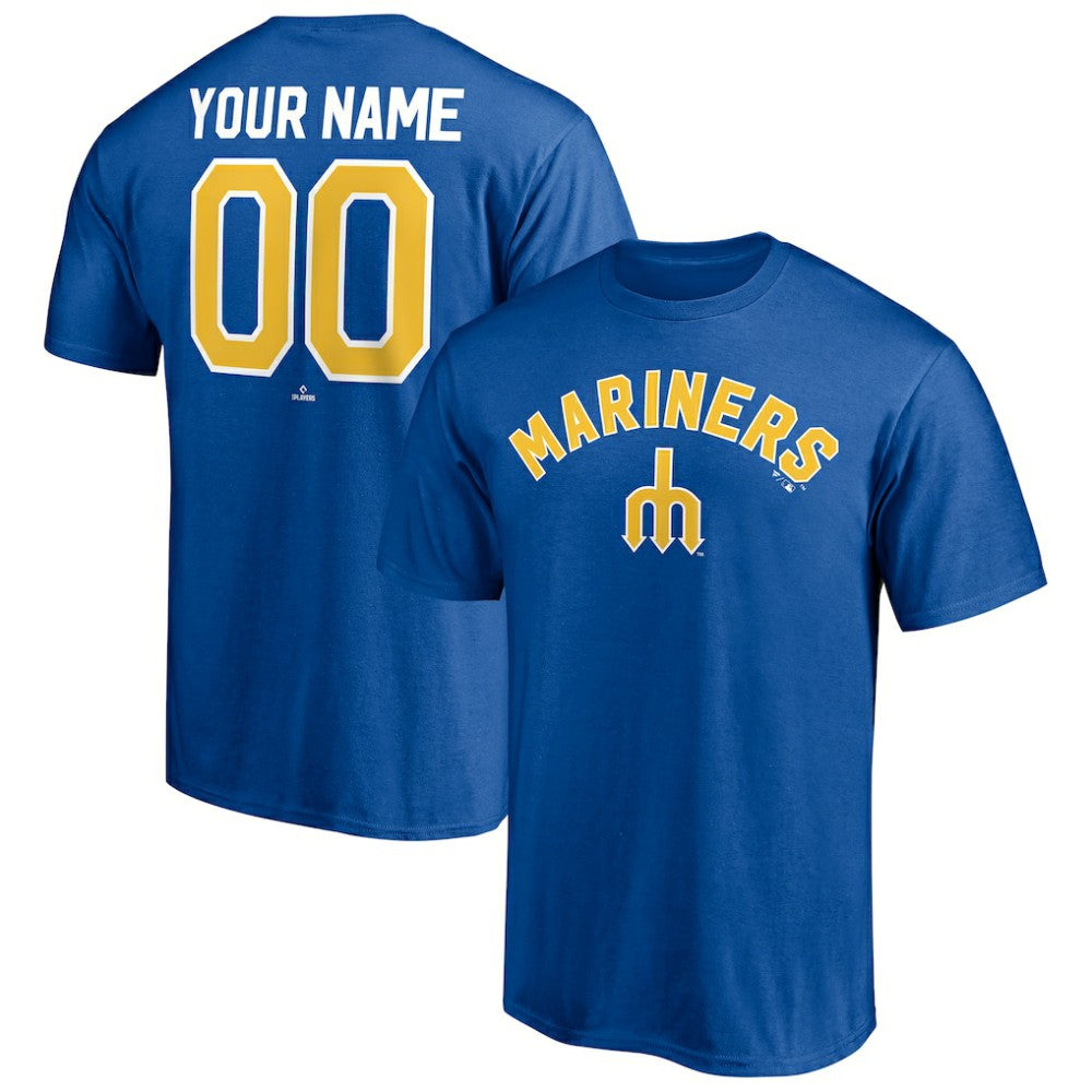 Seattle Mariners Cooperstown Winning Streak Personalized Name & Number T-Shirt Lifestyle