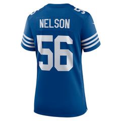 Quenton Nelson Indianapolis Colts Women's Alternate Game Jersey Royal - Nike