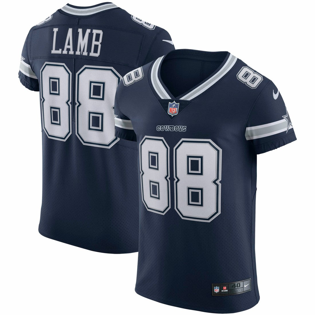 CeeDee Lamb Dallas Cowboys Vapor Elite Jersey Navy - Nike