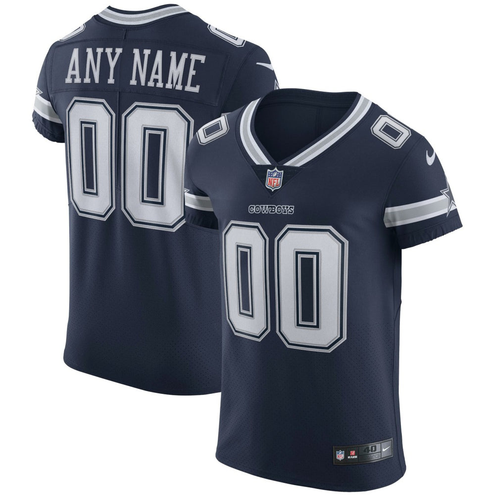 Dallas Cowboys Vapor Elite Custom Jersey Navy - Nike