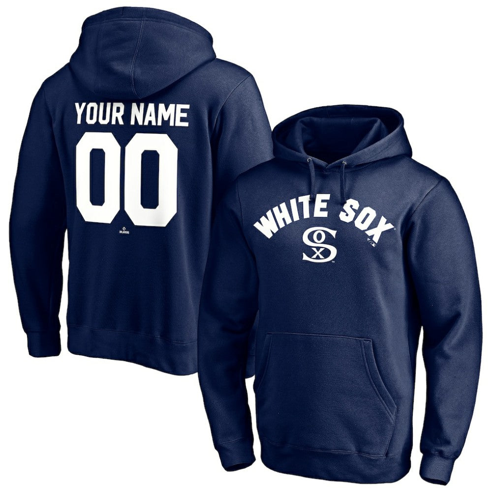 Chicago White Sox Cooperstown Winning Streak Alternate Personalized Name & Number Pullover Hoodie On Sale