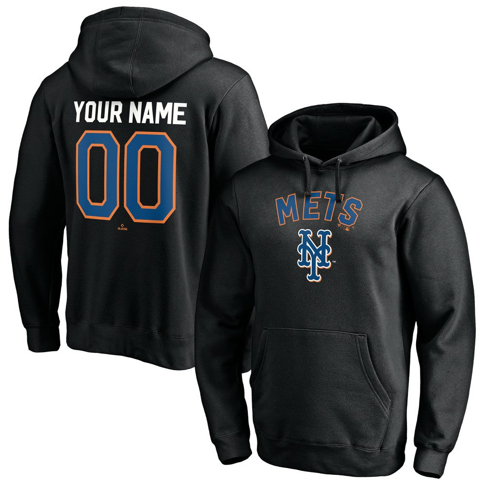 New York Mets Cooperstown Winning Streak Alternate Personalized Name & Number Pullover Hoodie On Sale