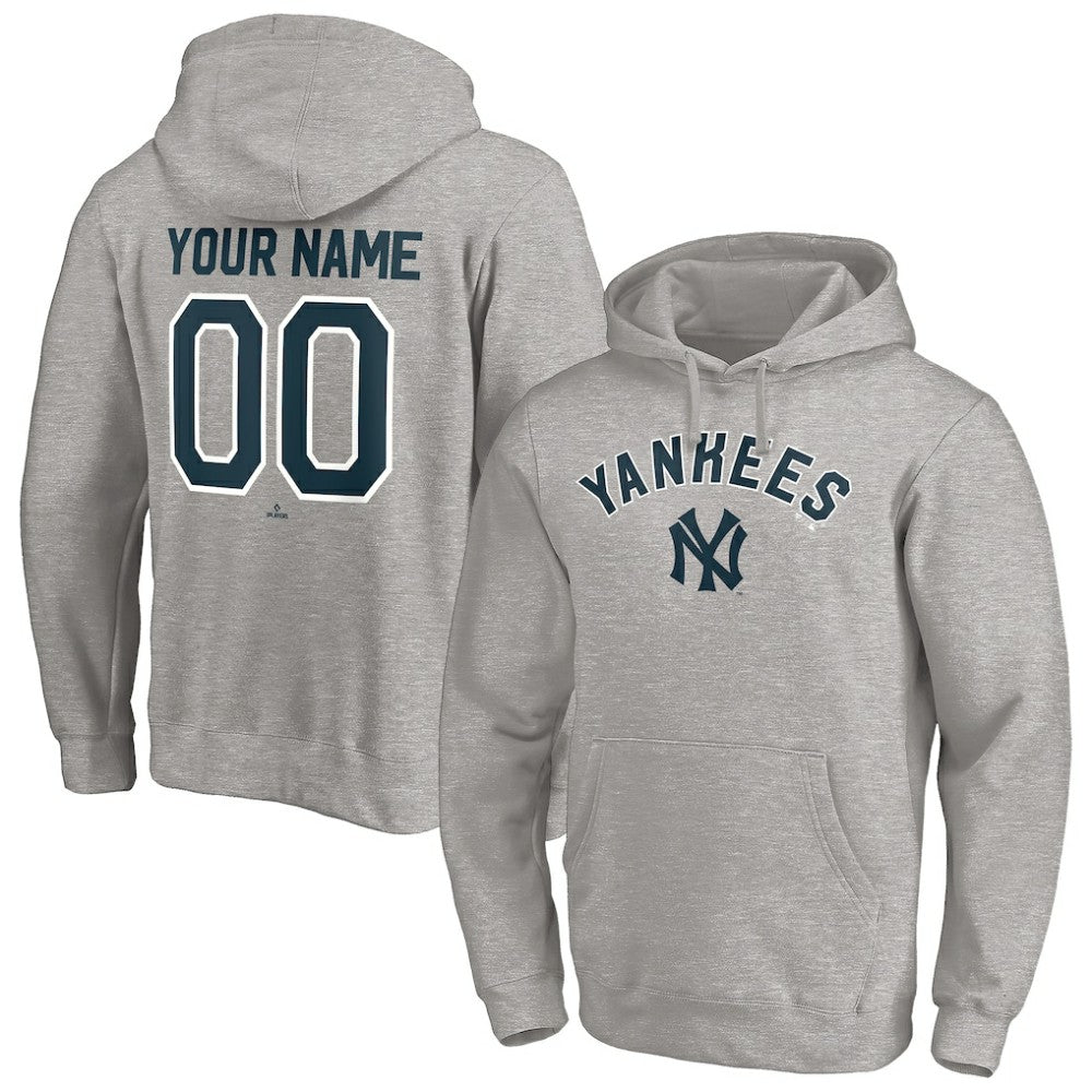 New York Yankees Cooperstown Winning Streak Alternate Personalized Name & Number Pullover Hoodie Sale