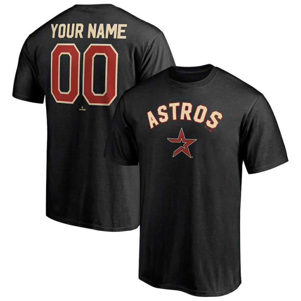 Houston Astros Cooperstown Winning Streak Alternate Personalized Name & Number T-Shirt Near Me