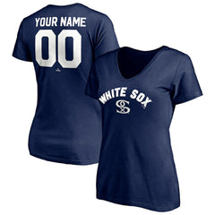 Chicago White Sox Women's Cooperstown Winning Streak Alternate Personalized Name & Number V-Neck T-Shirt Online
