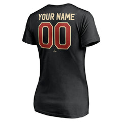 Houston Astros Women's Cooperstown Winning Streak Alternate Personalized Name & Number V-Neck T-Shirt Online