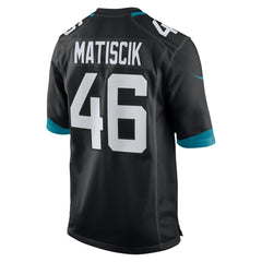 Ross Matiscik Jacksonville Jaguars Alternate Game Jersey Black - Nike