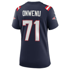 Mike Onwenu New England Patriots Women's Game Jersey Navy - Nike