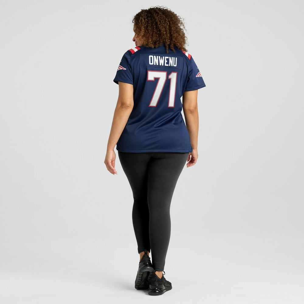 Mike Onwenu New England Patriots Women's Game Jersey Navy - Nike