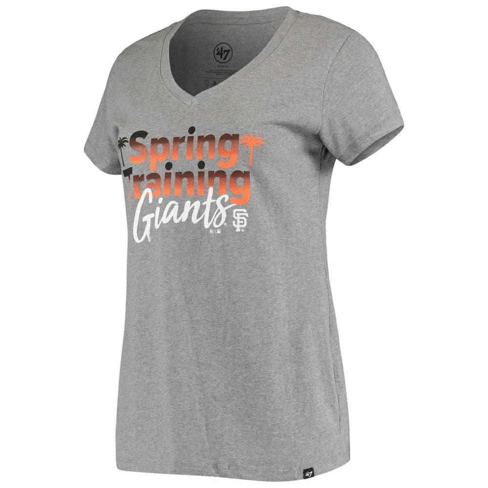 San Francisco Giants '47 Women's Spring Training Fade V-Neck T-Shirt Lifestyle