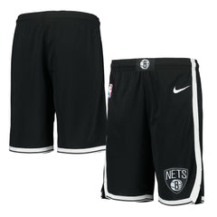 Nike - Brooklyn Nets Youth 2020/21 Swingman Performance Shorts - Icon Edition - Black
