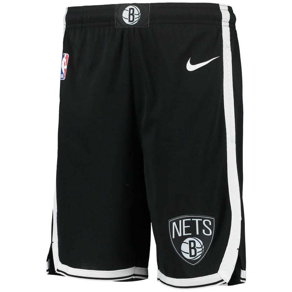 Nike - Brooklyn Nets Youth 2020/21 Swingman Performance Shorts - Icon Edition - Black