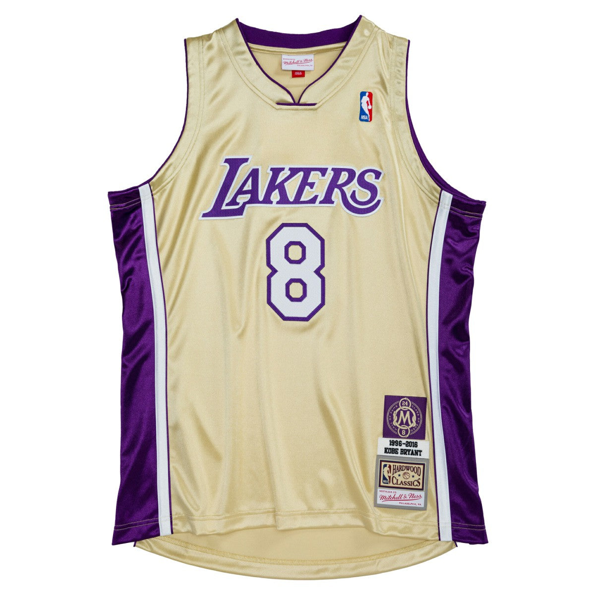 Kobe Bryant Los Angeles Lakers Hall of Fame Class of 2020 #8 Authentic Jersey - Gold | NBA Jerseys