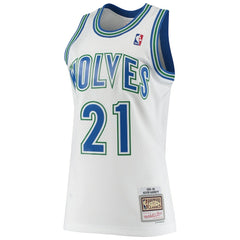 Mitchell & Ness - Kevin Garnett Minnesota Timberwolves 1995/96 Hardwood Classics Swingman Jersey - White