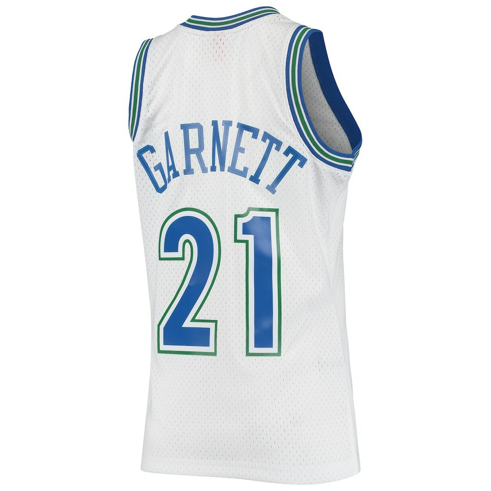 Mitchell & Ness - Kevin Garnett Minnesota Timberwolves 1995/96 Hardwood Classics Swingman Jersey - White