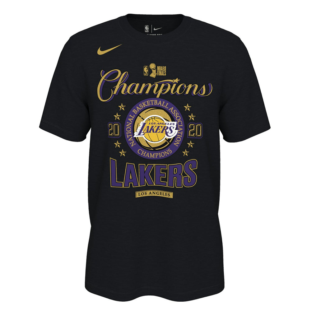 Nike - Los Angeles Lakers 2020 NBA Finals Champions Locker Room T-Shirt - Black