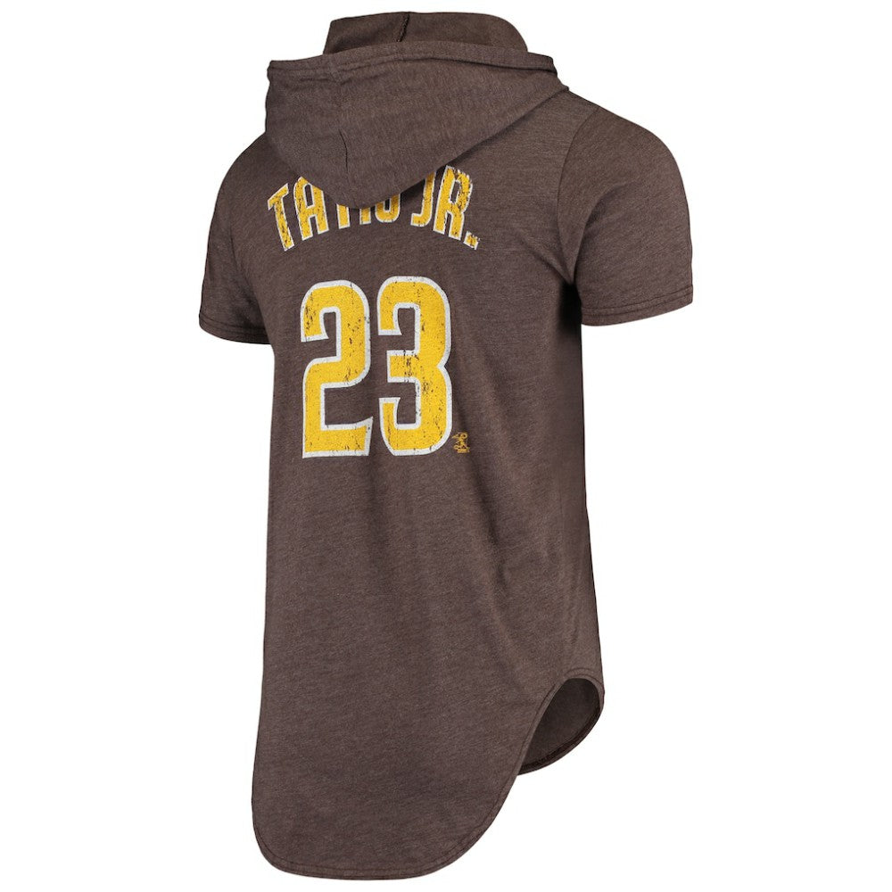 Fernando Tatis Jr. San Diego Padres Majestic Threads Softhand Player Tri-Blend Hoodie T-Shirt Near Me