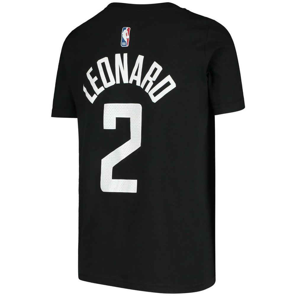NBA - Kawhi Leonard LA Clippers Jordan Brand Youth Statement Edition Name & Number T-Shirt - Black