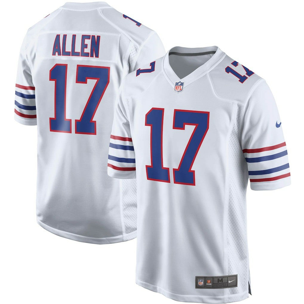 Josh Allen Buffalo Bills Alternate Game Player Jersey White - Nike