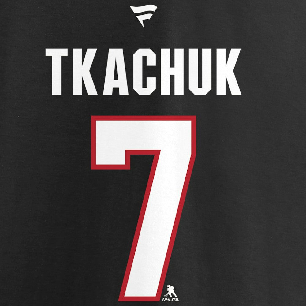 Brady Tkachuk Ottawa Senators - Fanatics Authentic Stack Name & Number T-Shirt Black