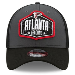 Atlanta Falcons New Era 2021 NFL Draft Trucker 39THIRTY Flex Hat Graphite/Black - NFL