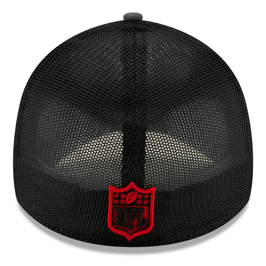 Atlanta Falcons New Era 2021 NFL Draft Trucker 39THIRTY Flex Hat Graphite/Black - NFL