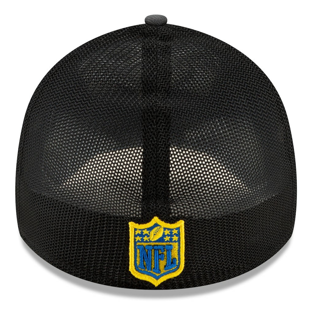Los Angeles Rams New Era 2021 NFL Draft Trucker 39THIRTY Flex Hat Graphite/Royal - NFL