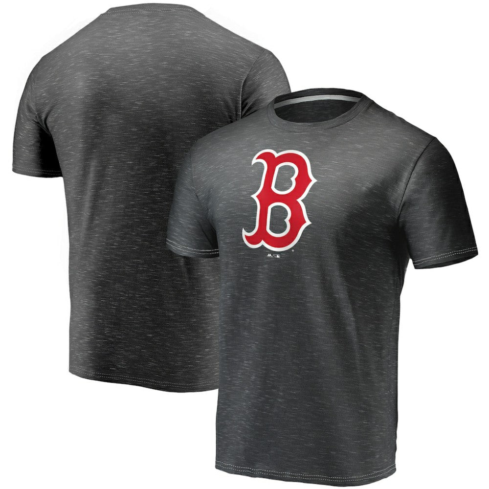Boston Red Sox Fanatics Official Logo Space Dye T-Shirt On Sale