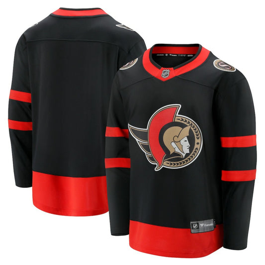 Ottawa Senators Fanatics Home Breakaway Jersey - Black | NHL Jerseys