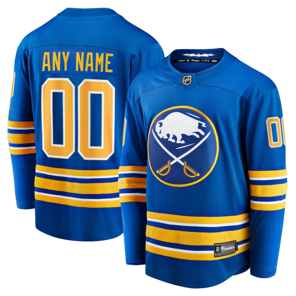 Buffalo Sabres Fanatics Home Breakaway Custom Jersey - Royal | NHL Jerseys