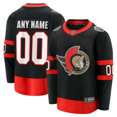 Ottawa Senators - Fanatics Home Custom Breakaway Jersey Black