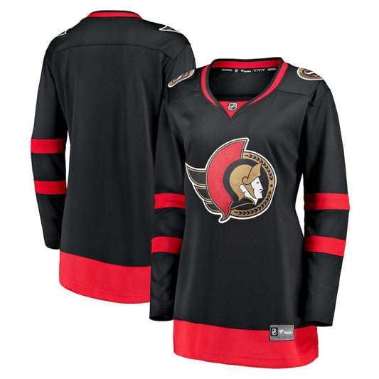 Ottawa Senators Fanatics Women's Home Breakaway Jersey - Black | NHL Jerseys