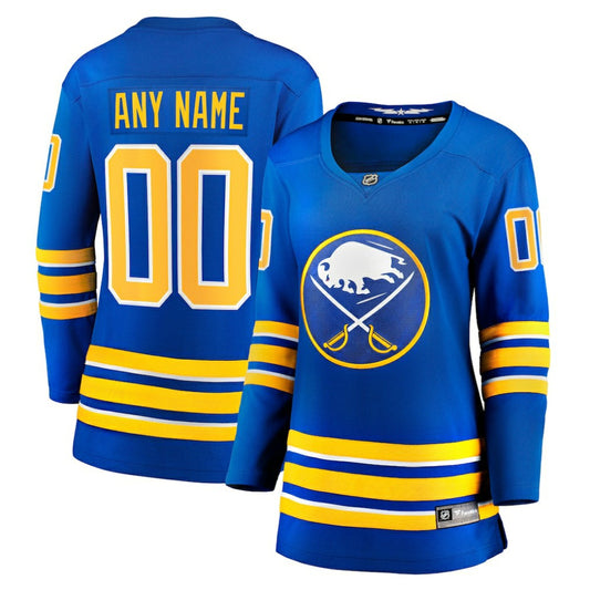 Buffalo Sabres Fanatics Women's Home Breakaway Custom Jersey - Royal | NHL Jerseys