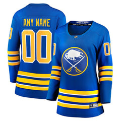 Buffalo Sabres - Fanatics Women's Home Breakaway Custom Jersey Royal