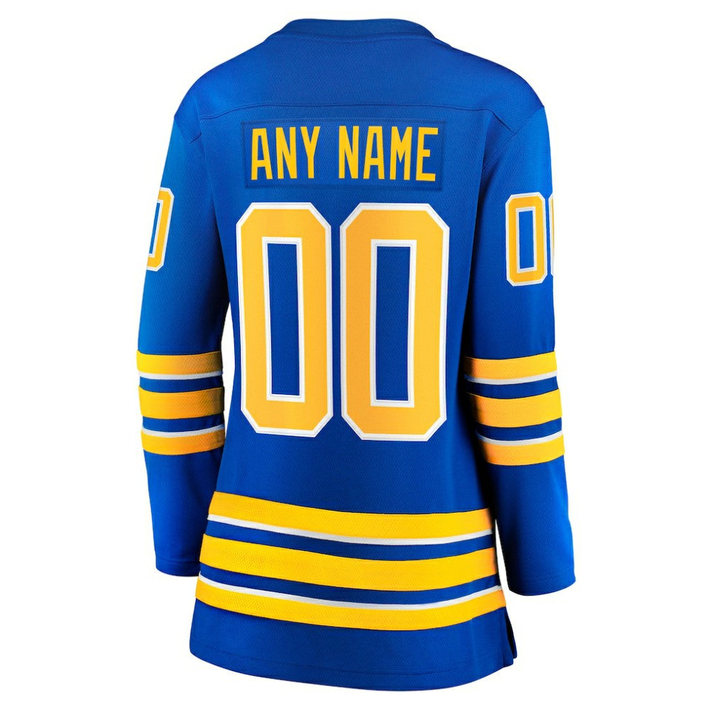 Buffalo Sabres - Fanatics Women's Home Breakaway Custom Jersey Royal