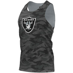 Las Vegas Raiders FOCO Reversible Mesh Tank Top Black/Gray - NFL